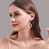 200Pcs Brass Wine Glass Charm Rings KK-SP0001-31B-G-5