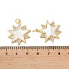 Brass Micro Pave Cubic Zirconia Pendants KK-B083-25B-G-3
