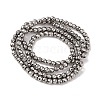 Electroplate Non-magnetic Synthetic Hematite Beads Strands G-J169B-3mm-07-4