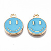 Alloy Enamel Charms X-ENAM-S121-165B-RS-2