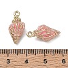 Spray Painted Alloy Pendants AL-CBAE84A-08A-4