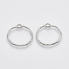 Alloy Open Back Bezel Pendants X-PALLOY-S121-82C-P-2