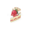 Spray Painted Brass Charms KK-CBAEB58-02C-2