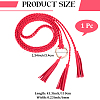 Handmade Imitation Leather Braided Rope Tie Belts AJEW-WH20006-398C-2