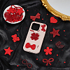 224Pcs 14 Styles Resin Rhinestone Iron on/Sew on Cloth Patches PATC-OC0001-03-4