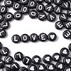DIY Letter Stretch Bracelet Making Kit DIY-YW0007-60B-4