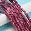 Synthetic Imperial Jasper Dyed Beads Strands G-D077-C01-04-2