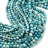 Natural Gemstone Hemimorphite Round Beads Strands G-L145-8mm-01-2