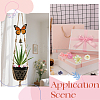 200Pcs 4 Styles Cloth Artificial FLower AJEW-SP0003-69-6