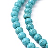 Synthetical Howlite Beads TURQ-GSR8mm129-4