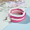 4Pcs 4 Styles Polymer Clay Heishi Beads Stretch Bracelets Sets BJEW-JB05904-5