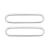 Brass Linking Rings KK-Y003-04E-S-3
