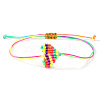 Adjustable Braided Polyester Cord Bracelets for Friendship and Couple VG5785-8-1