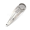 304 Stainless Steel Snap Hair Clip Finding STAS-B126-01A-P-1