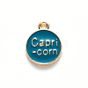 Alloy Enamel Pendants X-ENAM-S124-01B-05E-3