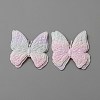 Butterfly Shape Cloth Sew on Patches Applique DIY-WH0032-89F-1