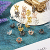 20Pcs 4 Colors Zinc Alloy European Beads FIND-TA0004-03-5