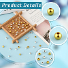 1200Pcs 2 Colors CCB Plastic Beads CCB-PA0001-04B-4