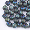 Electroplate Glass Beads LS-X-EGLA-S178-03B-1