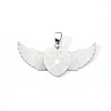 Alloy Pendant Cabochon Settings PALLOY-S107-002P-RS-2