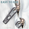Titanium Alloy Zipper Pull Tabs PALLOY-WH0048-33A-6