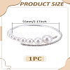 1Pc Alloy Resin Open Cuff Bangles for Women BJEW-LP0003-44-2