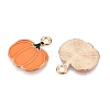 Thanksgiving Day Theme Alloy Enamel Pendants ENAM-T020-35N-2