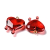 Transparent Resin Pendants LS-RESI-F028-01-4