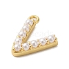 Plastic Imitation Pearl Pendants KK-P230-17G-V-2