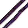 Electroplated Natural Lava Rock Beads Strands G-K388-03B-10-3