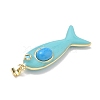 Ocean Dyed Synthetic Turquoise Pendants GG-CBA6980-12G-E-2
