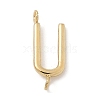 304 Stainless Steel Letter Connector Charms STAS-M108-01G-21-1