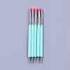 Silicone Double Head Nail Art Dotting Tools AJEW-L072-54C-1