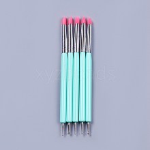Silicone Double Head Nail Art Dotting Tools AJEW-L072-54C
