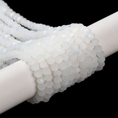 Imitation Jade Glass Beads Strands X-EGLA-A034-J4mm-MB05-1