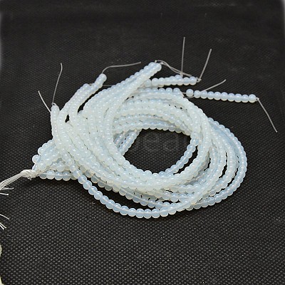 Round Opalite Beads Strands X-GLAA-F033-4mm-01-1