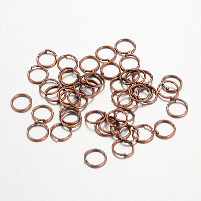 Iron Open Jump Rings IFIN-A018-6mm-R-NF-1