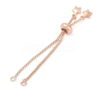 Brass Slider Bracelets Making KK-F891-17RG-01-1