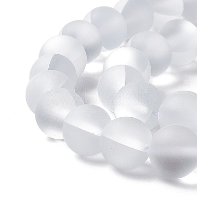 Synthetic Moonstone Beads Strands G-E573-01C-16-1