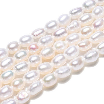 Natural Cultured Freshwater Pearl Beads Strands PEAR-N012-02L-1