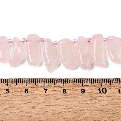 Natural Rose Quartz Beads Strands G-L649-D04-01-1