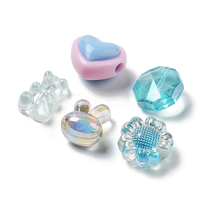 Acrylic Beads MACR-M040-01G-1
