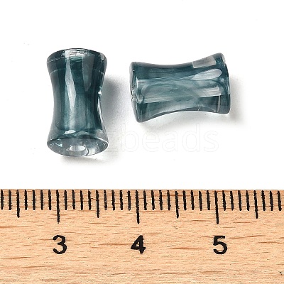 Transparent Acrylic Beads Gradient Effect OACR-Q193-01-1