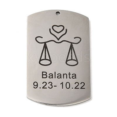 Non-Tarnish 304 Stainless Steel Pendants LS-STAS-C098-01I-P-1