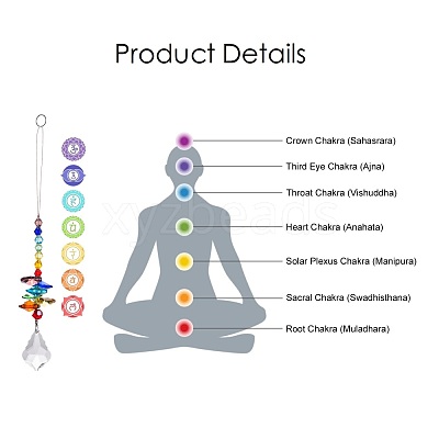 Chandelier Suncatchers Prisms AJEW-G025-D03-1