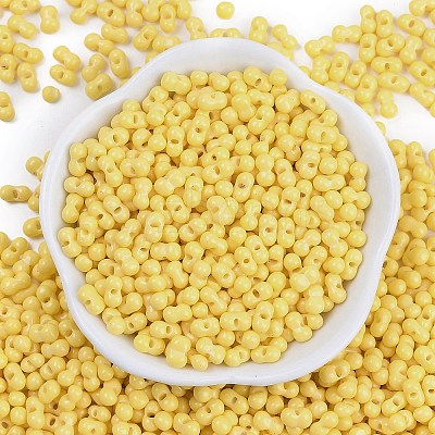 Baking Paint Glass Seed Beads SEED-K010-A26-1