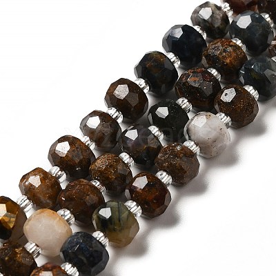 Natural Pietersite Beads Strands G-G980-01-1