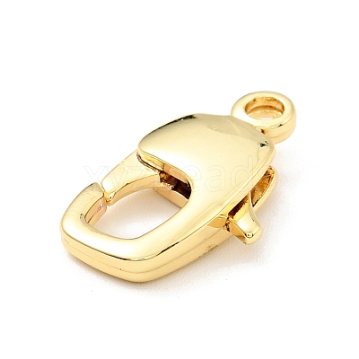 Brass Lobster Claw Clasps KK-G416-22G-1