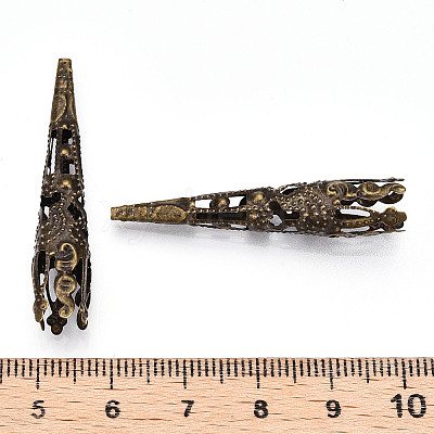 Iron Filigree Bead Caps IFIN-TAC0002-13AB-1