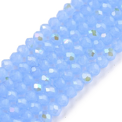 Electroplate Glass Beads Strands EGLA-A044-J2mm-L03-1
